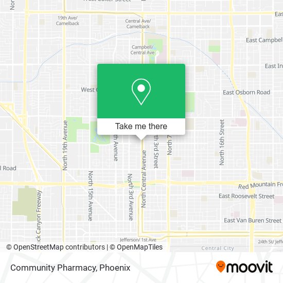 Community Pharmacy map