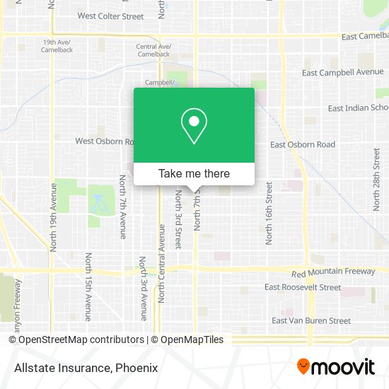 Allstate Insurance map