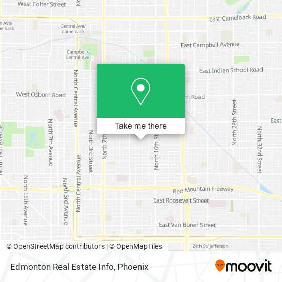 Mapa de Edmonton Real Estate Info