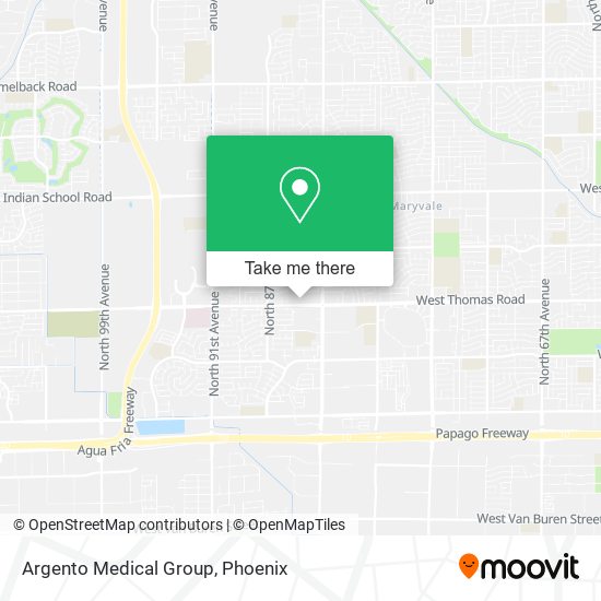 Mapa de Argento Medical Group