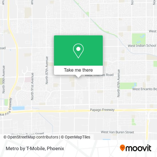 Metro by T-Mobile map