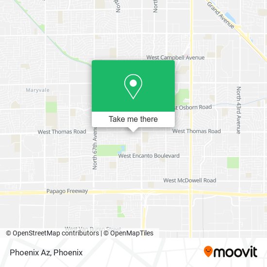 Phoenix Az map