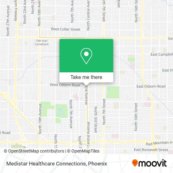Mapa de Medistar Healthcare Connections