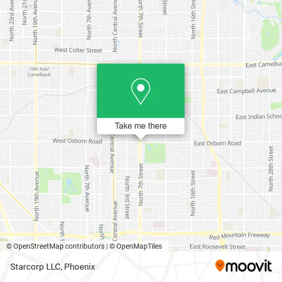 Starcorp LLC map