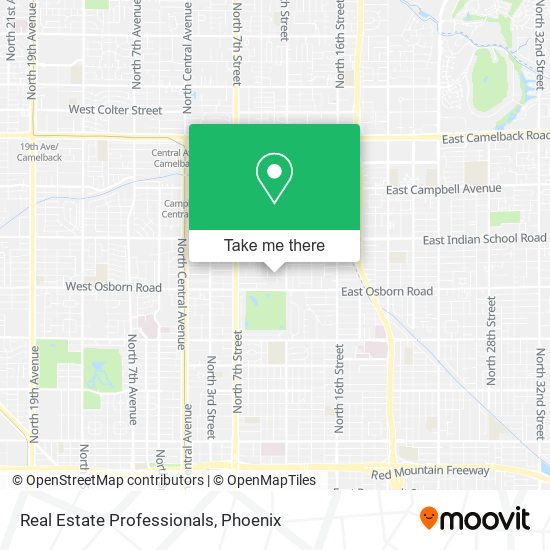 Real Estate Professionals map