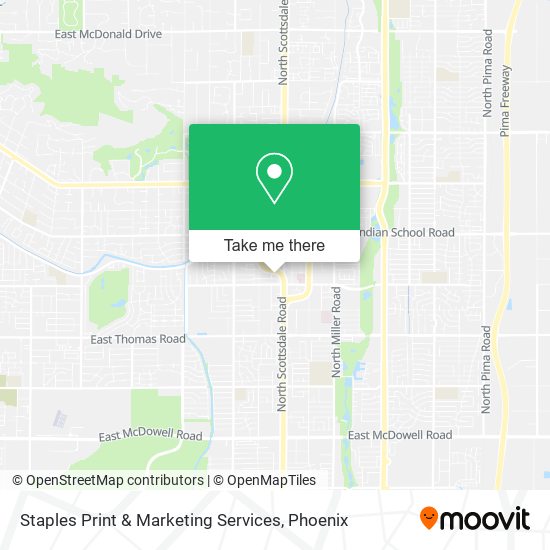 Staples Print & Marketing Services map