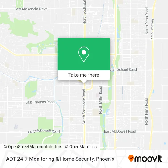 ADT 24-7 Monitoring & Home Security map