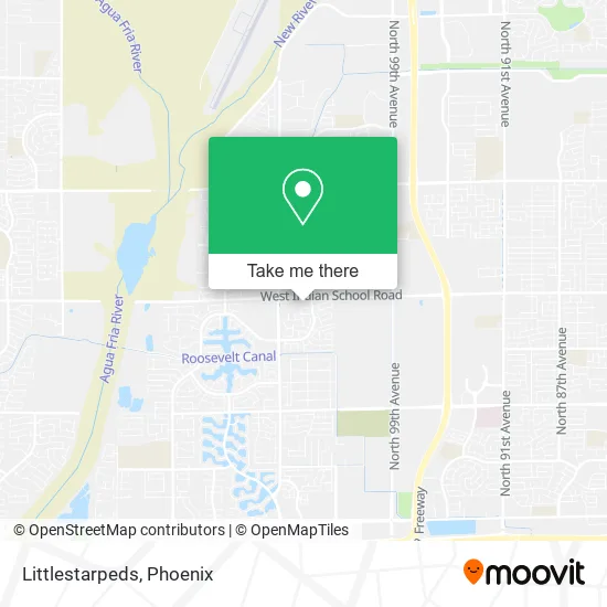 Littlestarpeds map