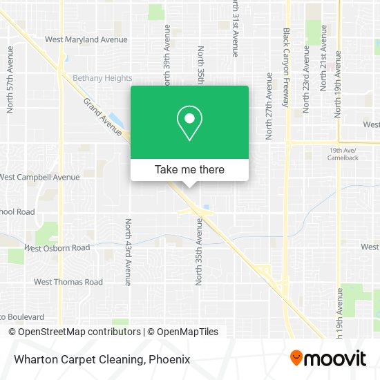 Mapa de Wharton Carpet Cleaning