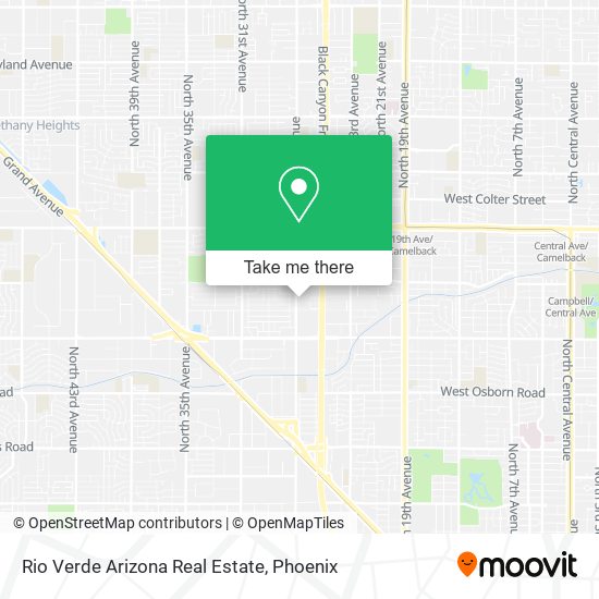 Mapa de Rio Verde Arizona Real Estate