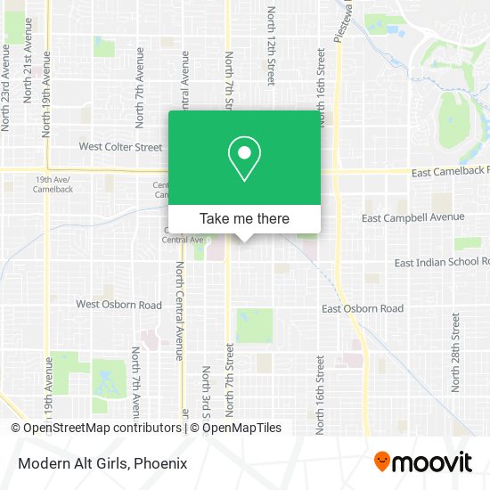 Mapa de Modern Alt Girls