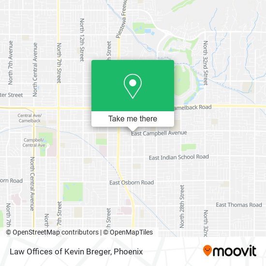 Mapa de Law Offices of Kevin Breger