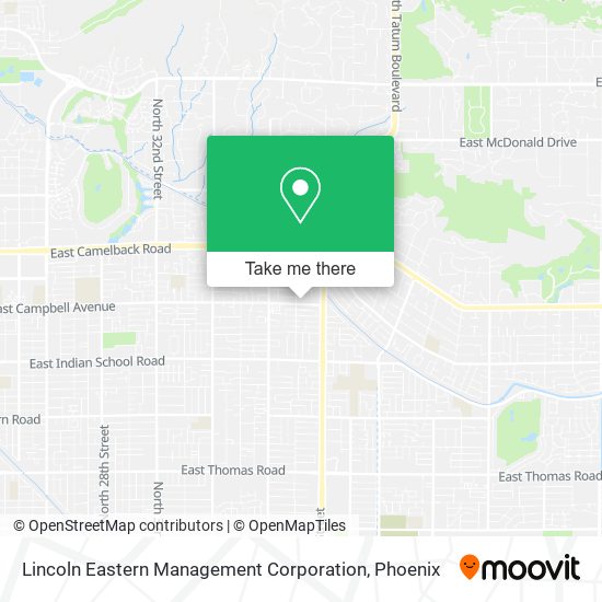 Mapa de Lincoln Eastern Management Corporation