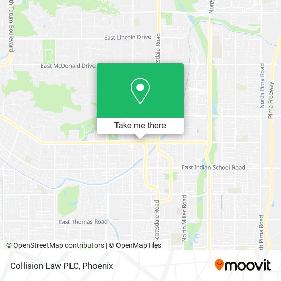 Collision Law PLC map