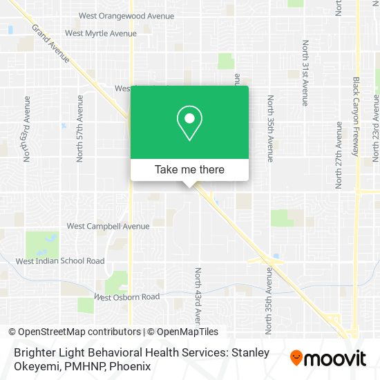 Brighter Light Behavioral Health Services: Stanley Okeyemi, PMHNP map