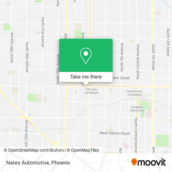 Nates Automotive map