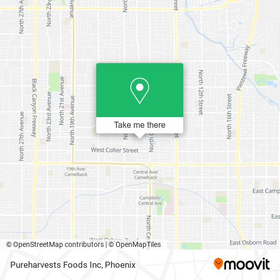 Mapa de Pureharvests Foods Inc