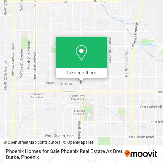 Mapa de Phoenix Homes for Sale Phoenix Real Estate Az Bret Burke