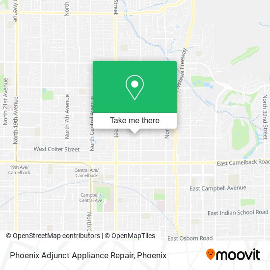 Phoenix Adjunct Appliance Repair map