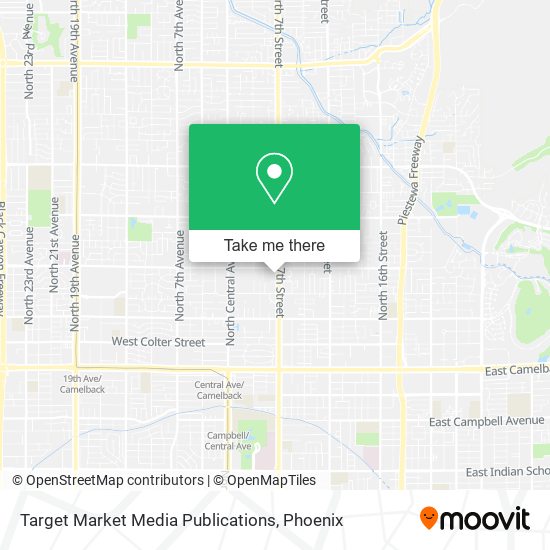Target Market Media Publications map