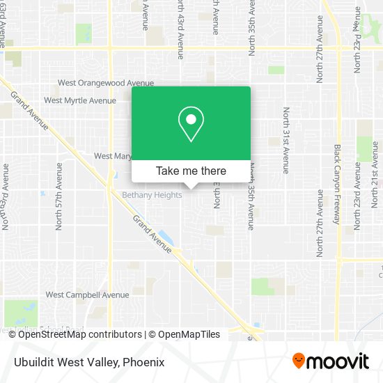 Ubuildit West Valley map