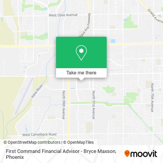 Mapa de First Command Financial Advisor - Bryce Maxson