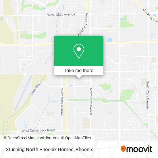 Mapa de Stunning North Phoenix Homes