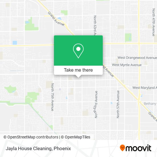 Jayla House Cleaning map