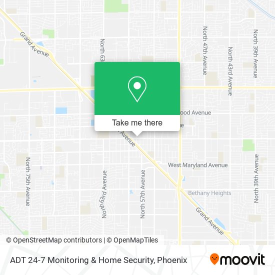 ADT 24-7 Monitoring & Home Security map