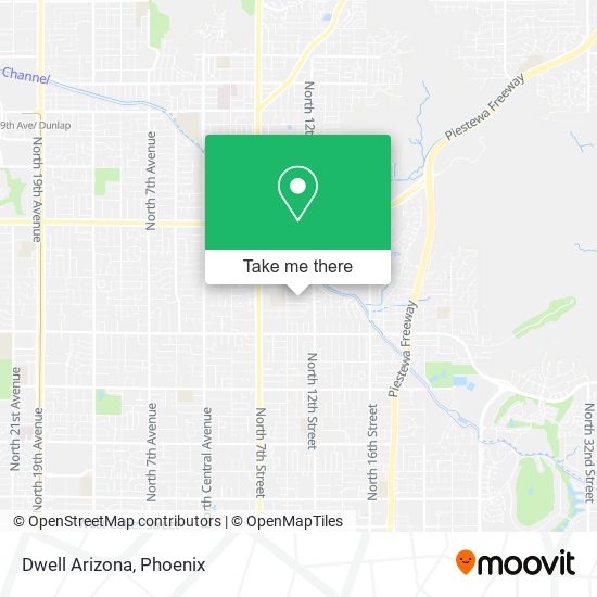 Dwell Arizona map