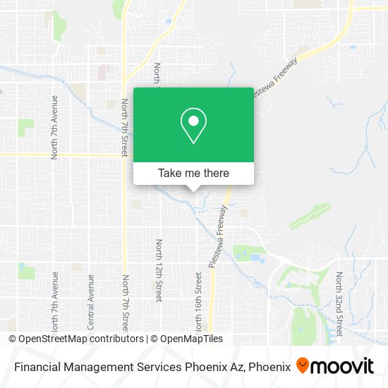 Mapa de Financial Management Services Phoenix Az