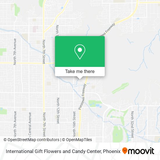 International Gift Flowers and Candy Center map