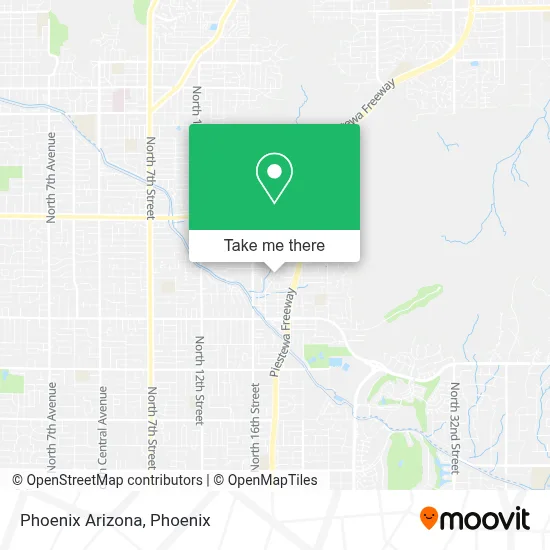 Phoenix Arizona map