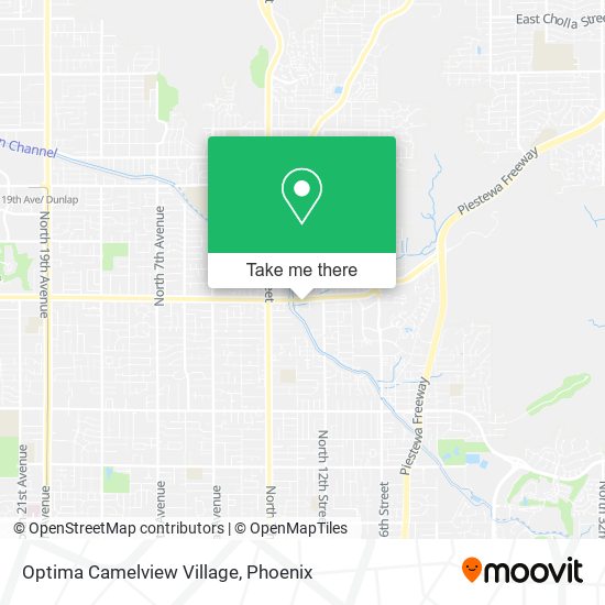 Mapa de Optima Camelview Village