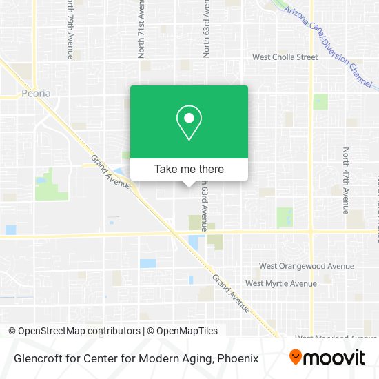 Glencroft for Center for Modern Aging map