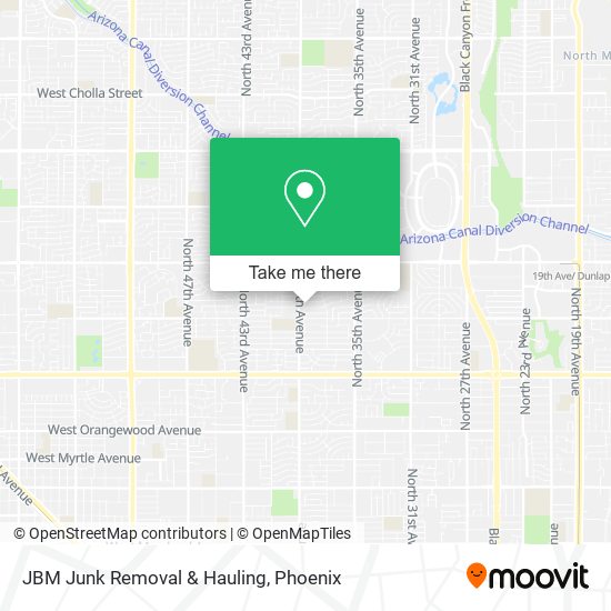 Mapa de JBM Junk Removal & Hauling