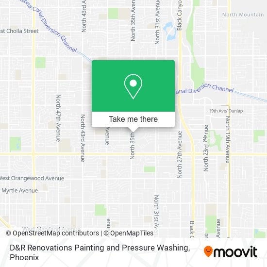 Mapa de D&R Renovations Painting and Pressure Washing