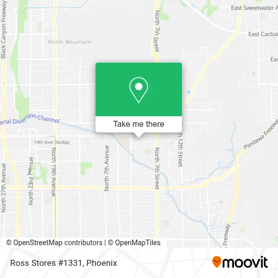 Ross Stores #1331 map