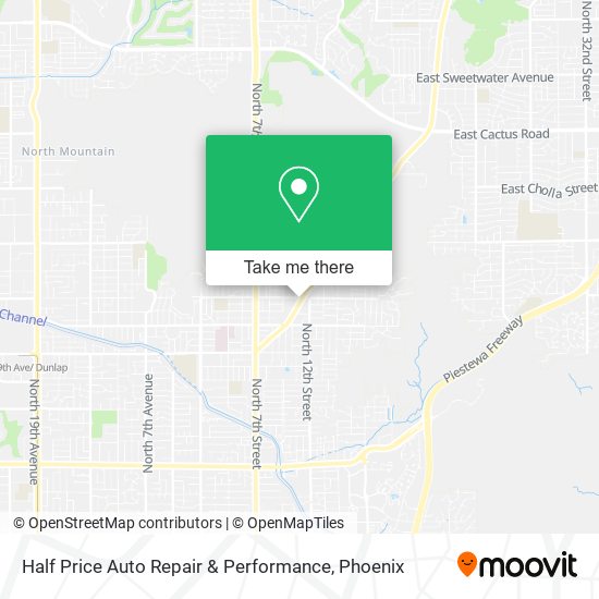 Mapa de Half Price Auto Repair & Performance