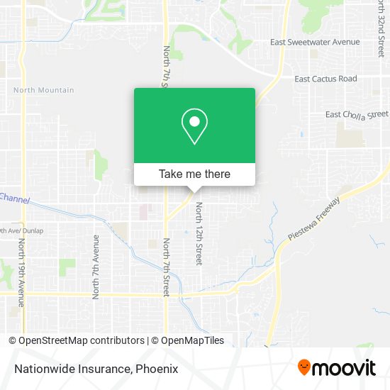 Nationwide Insurance map