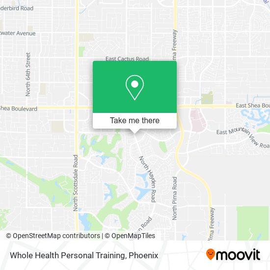 Whole Health Personal Training map