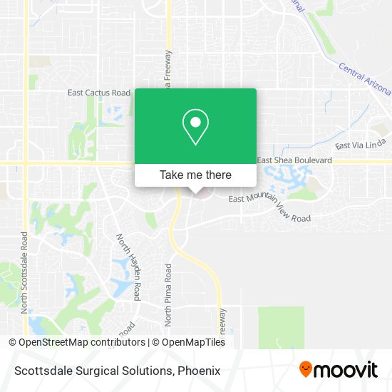 Mapa de Scottsdale Surgical Solutions