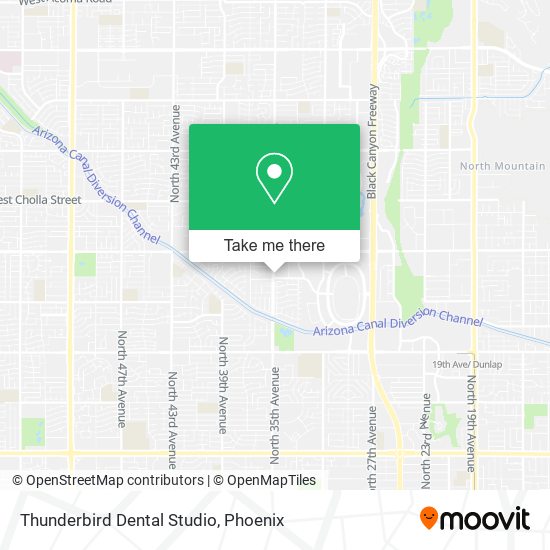 Thunderbird Dental Studio map