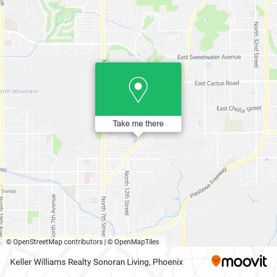 Mapa de Keller Williams Realty Sonoran Living