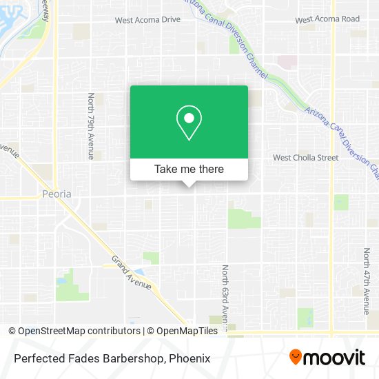Perfected Fades Barbershop map