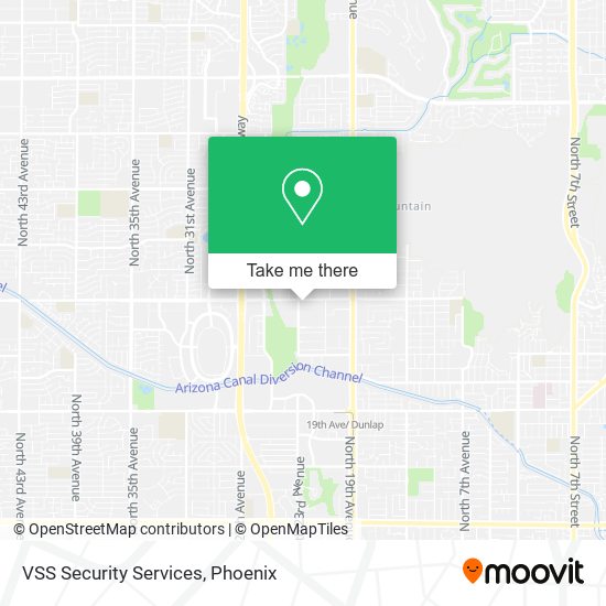 VSS Security Services map