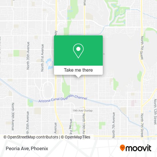 Mapa de Peoria Ave
