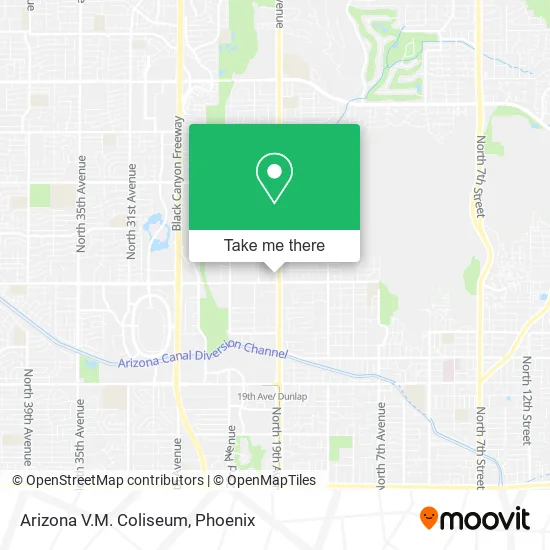 Arizona V.M. Coliseum map