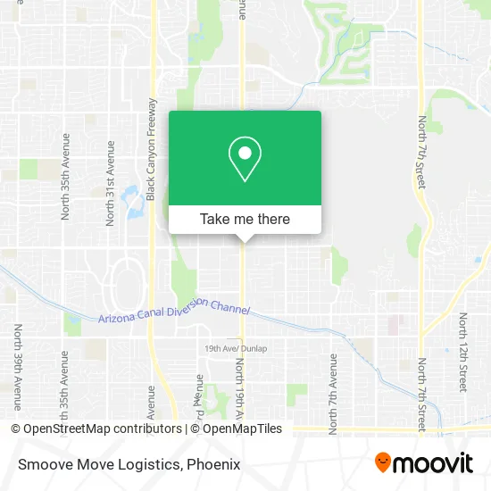 Smoove Move Logistics map