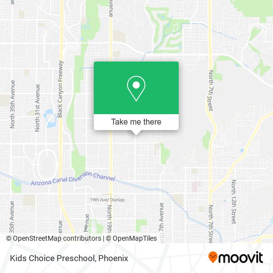 Kids Choice Preschool map